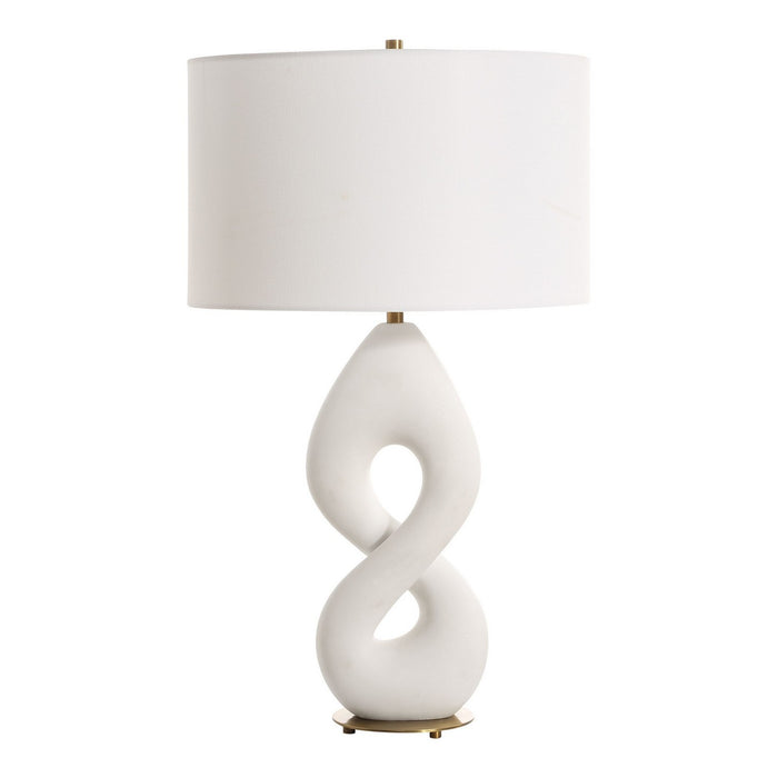 Uttermost 30483 One Light Table Lamp, Antique Brass