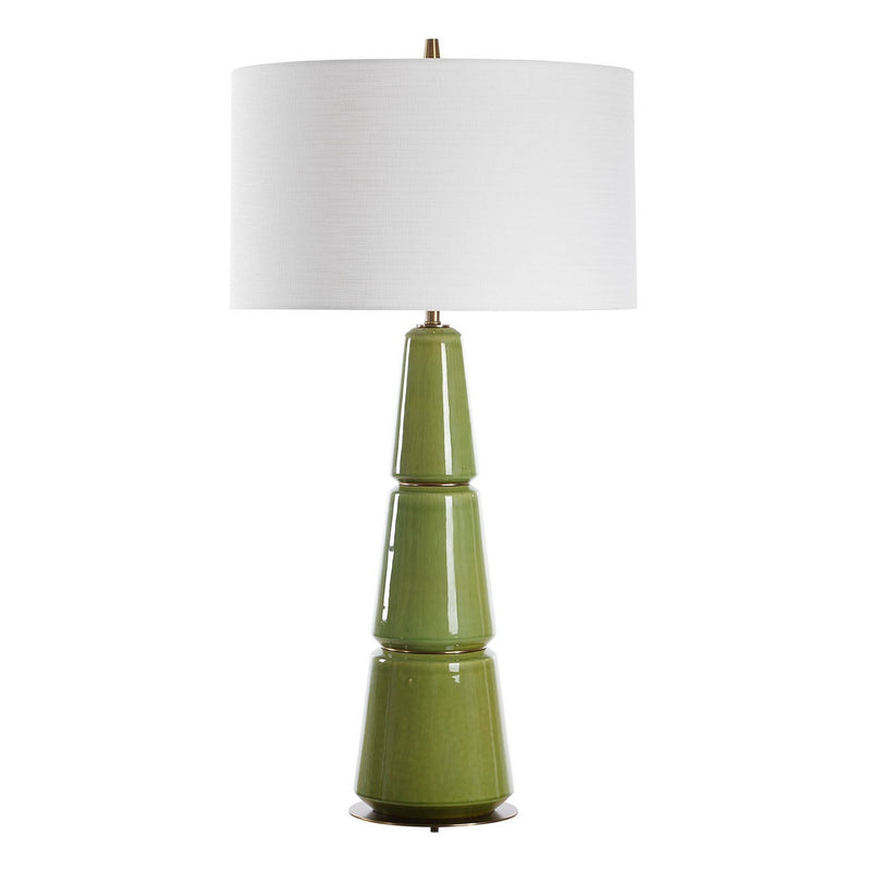 Uttermost 30502 One Light Table Lamp, Antique Brass