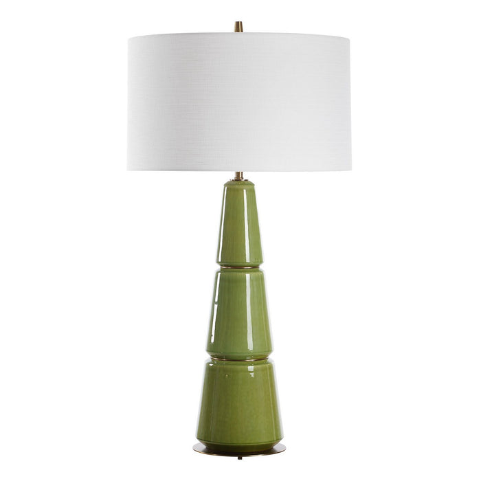 Uttermost 30502 One Light Table Lamp, Antique Brass