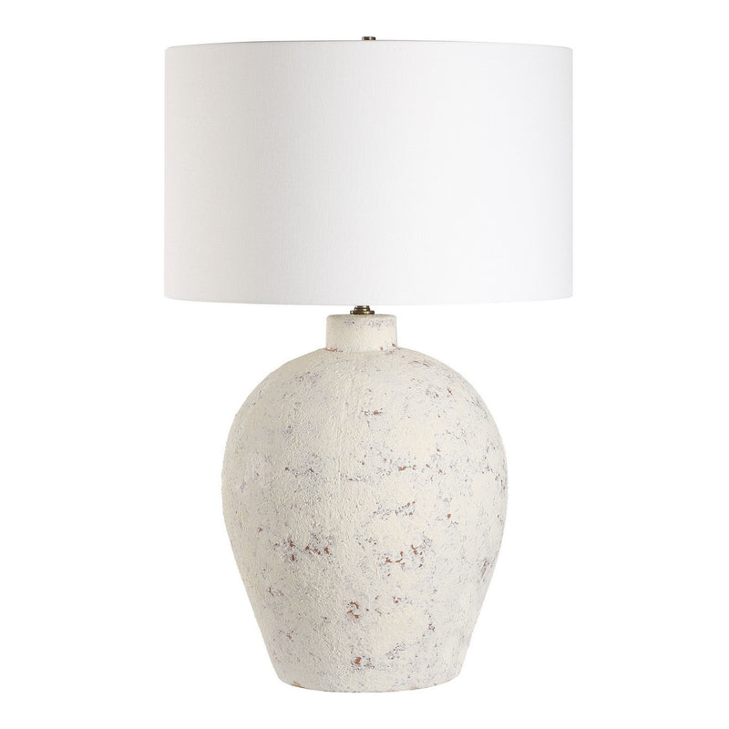 Uttermost 30508-1 One Light Table Lamp, Brushed Brass