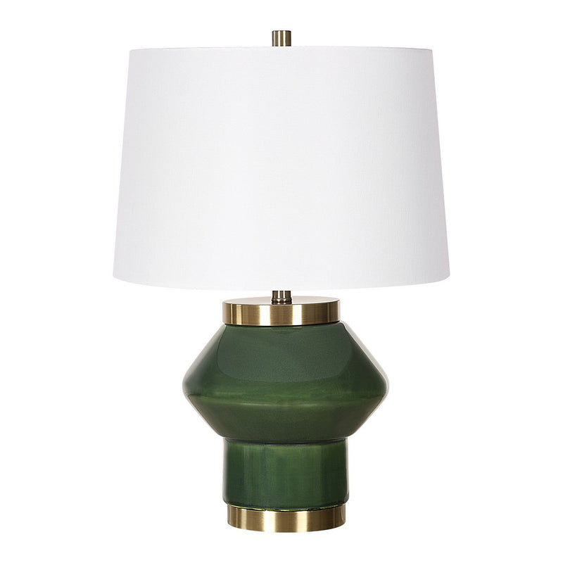 Uttermost 30514-1 One Light Table Lamp, Antique Brass