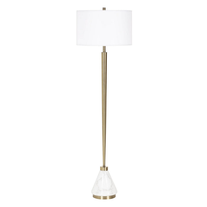 Uttermost 30515 One Light Floor Lamp, Brass