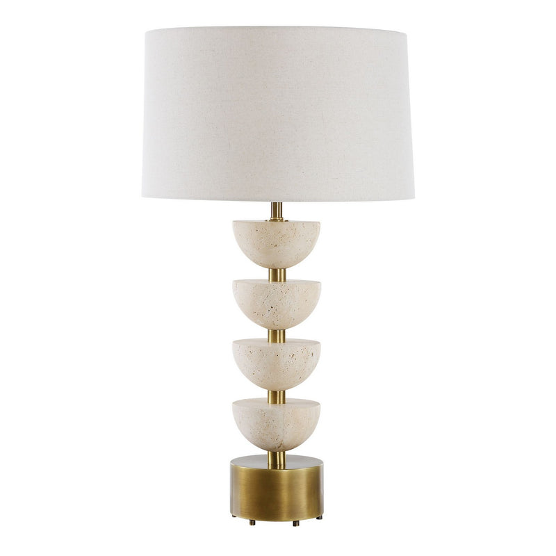 Uttermost 30517 One Light Table Lamp, Antique Brass