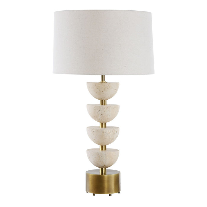Uttermost 30517 One Light Table Lamp, Antique Brass