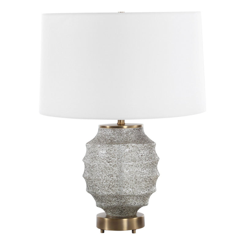 Uttermost 30520-1 One Light Table Lamp, Antiqued Brass