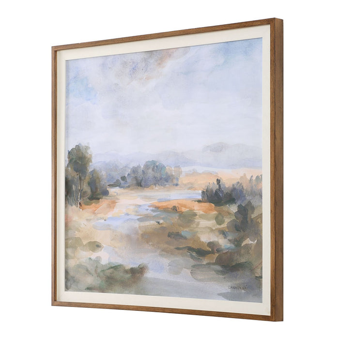 Uttermost 32379 Landscape Print, Pine Wood
