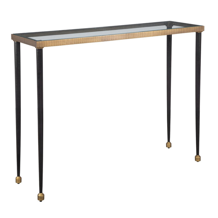 Uttermost 50084 Console Table, Antique Gold