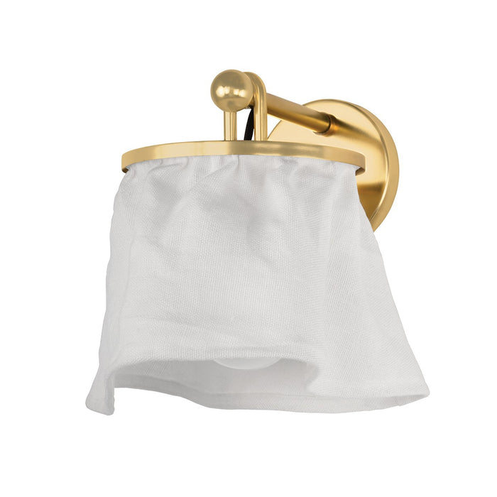 Mitzi H1012101-AGB One Light Wall Sconce, Aged Brass