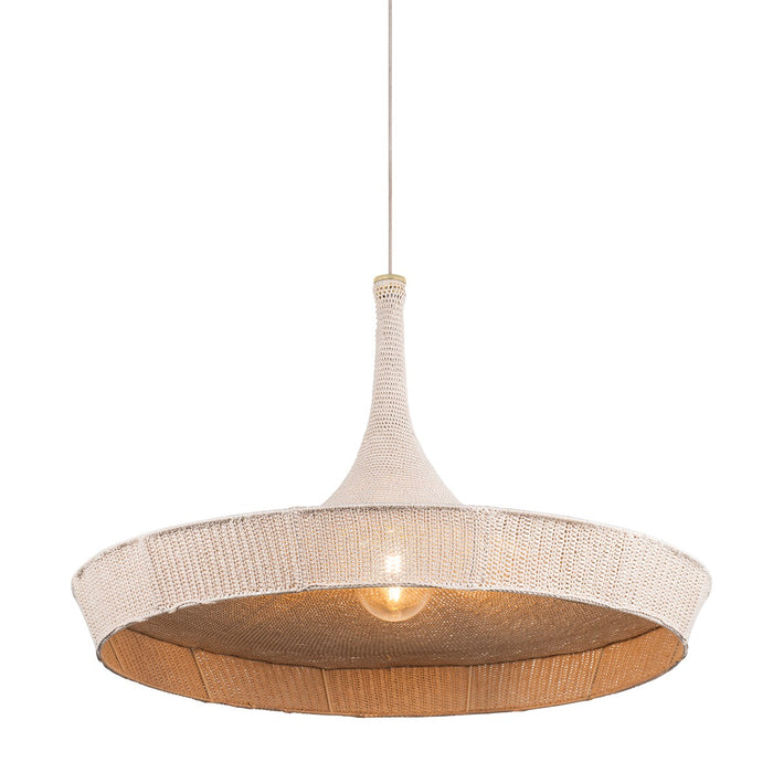 Mitzi H1014701L-AGB One Light Pendant, Aged Brass