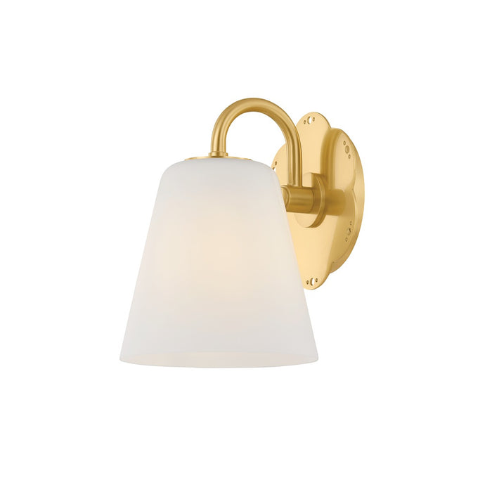 Mitzi H1017301-AGB One Light Bath, Aged Brass