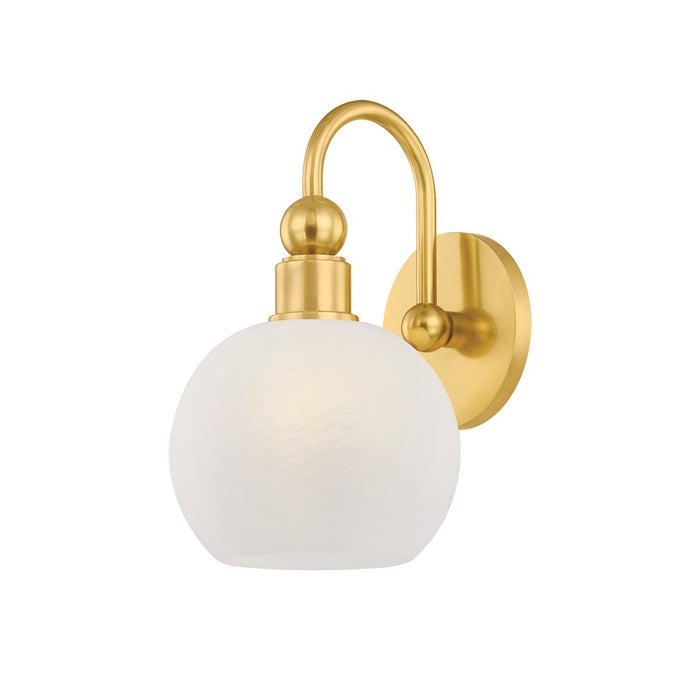 Mitzi H1019301-AGB One Light Bath, Aged Brass