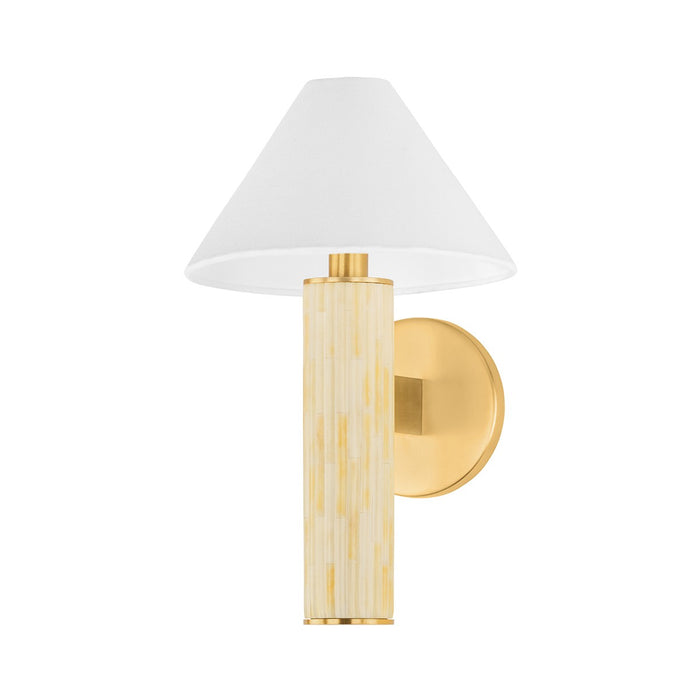 Mitzi H1027101-AGB One Light Wall Sconce, Aged Brass