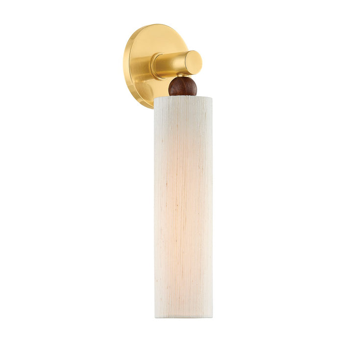 Mitzi H1036101-AGB One Light Wall Sconce, Aged Brass