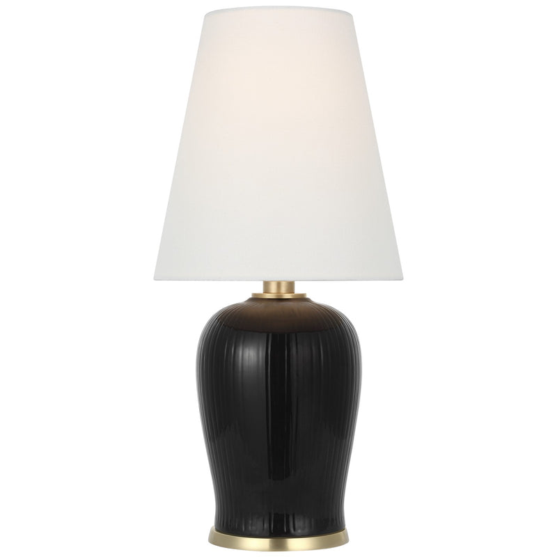 Visual Comfort Signature TOB 3603RBK-L LED Table Lamp, Raven Black