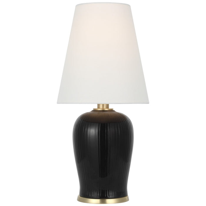 Visual Comfort Signature TOB 3603RBK-L LED Table Lamp, Raven Black