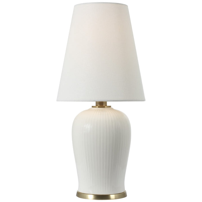 Visual Comfort Signature TOB 3603IVO-L LED Table Lamp, Ivory