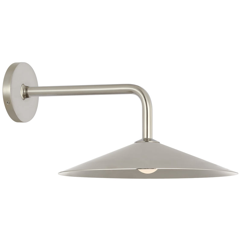 Visual Comfort Signature AL 2030PN-PN LED Wall Sconce, Polished Nickel
