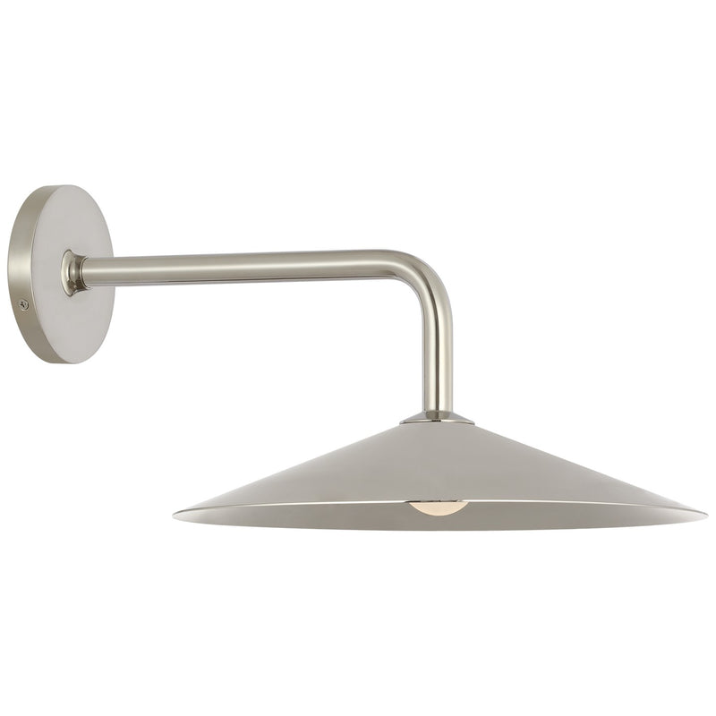 Visual Comfort Signature AL 2030PN-PN LED Wall Sconce, Polished Nickel