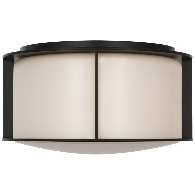 Visual Comfort Signature BBL 4191MI-WG LED Flush Mount, Modern Iron