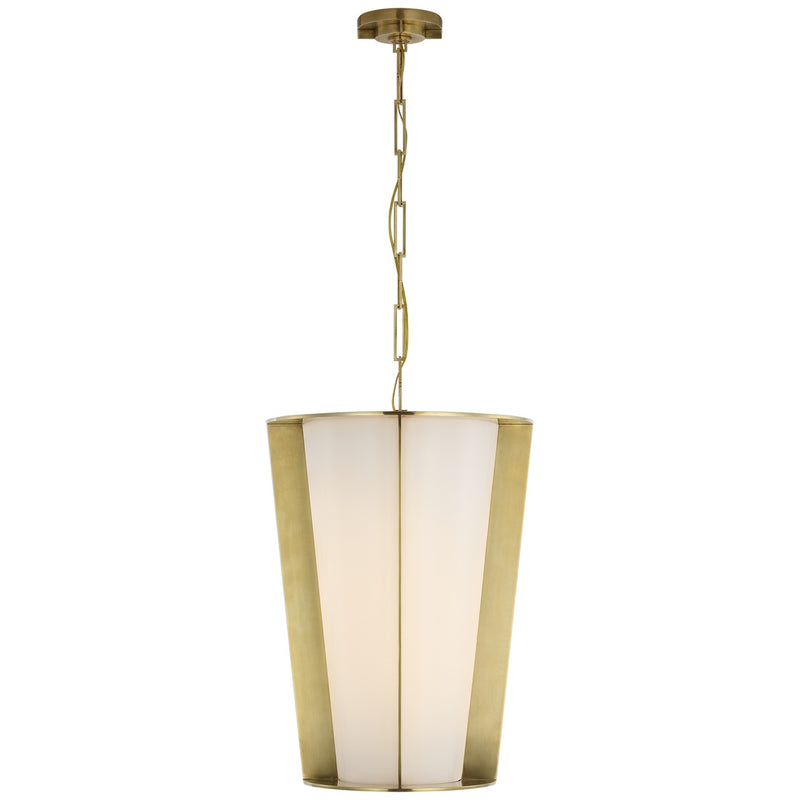 Visual Comfort Signature BBL 5190SB-WG LED Lantern, Soft Brass