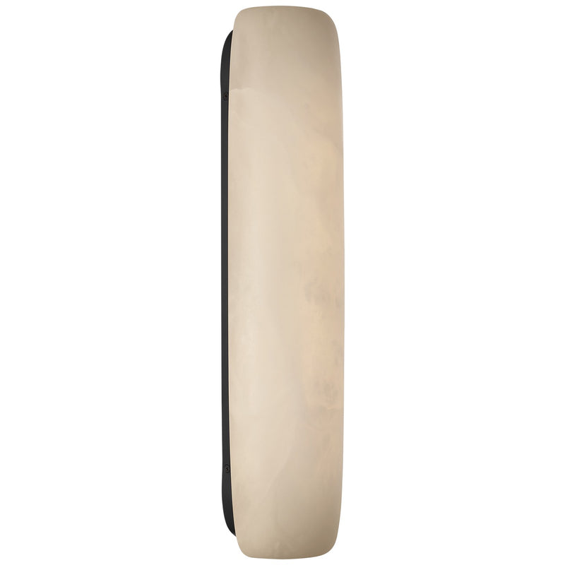 Visual Comfort Signature KW 2670ALB/BZ LED Wall Sconce, Alabaster and Bronze