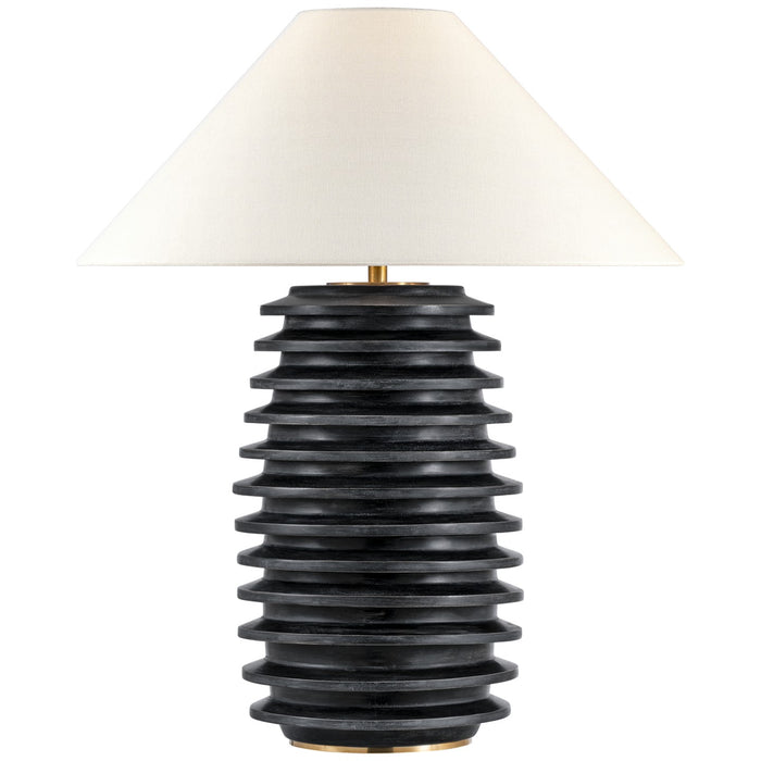Visual Comfort Signature KW 3716EBB-L LED Table Lamp, Ebonized Birch