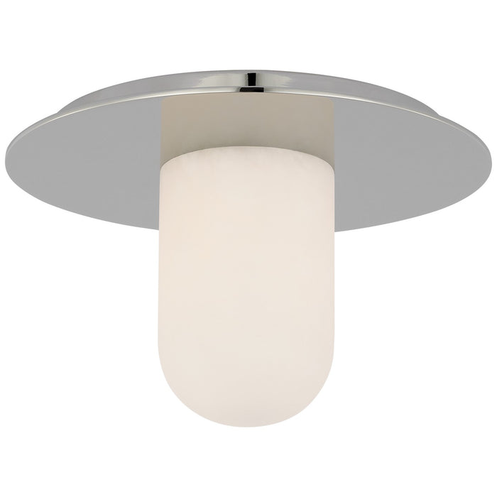 Visual Comfort Signature KW 4006PN-ALB LED Flush Mount, Polished Nickel