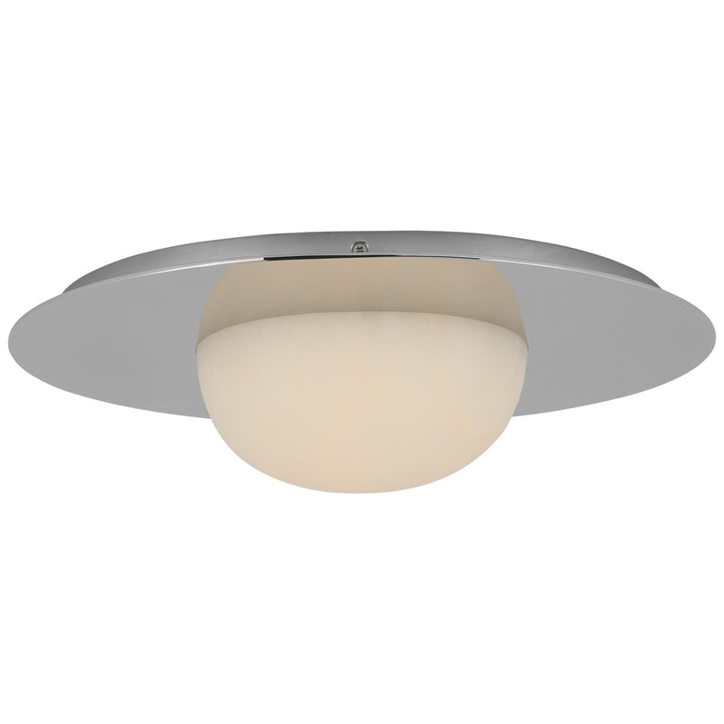 Visual Comfort Signature KW 4007PN-ALB LED Flush Mount, Polished Nickel