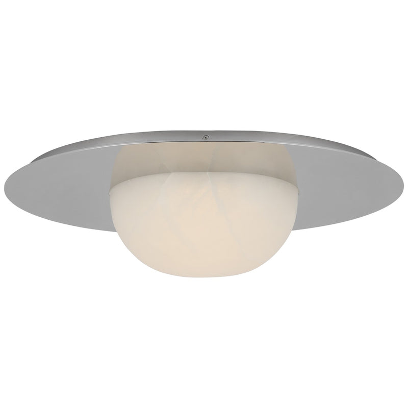 Visual Comfort Signature KW 4008PN-ALB LED Flush Mount, Polished Nickel