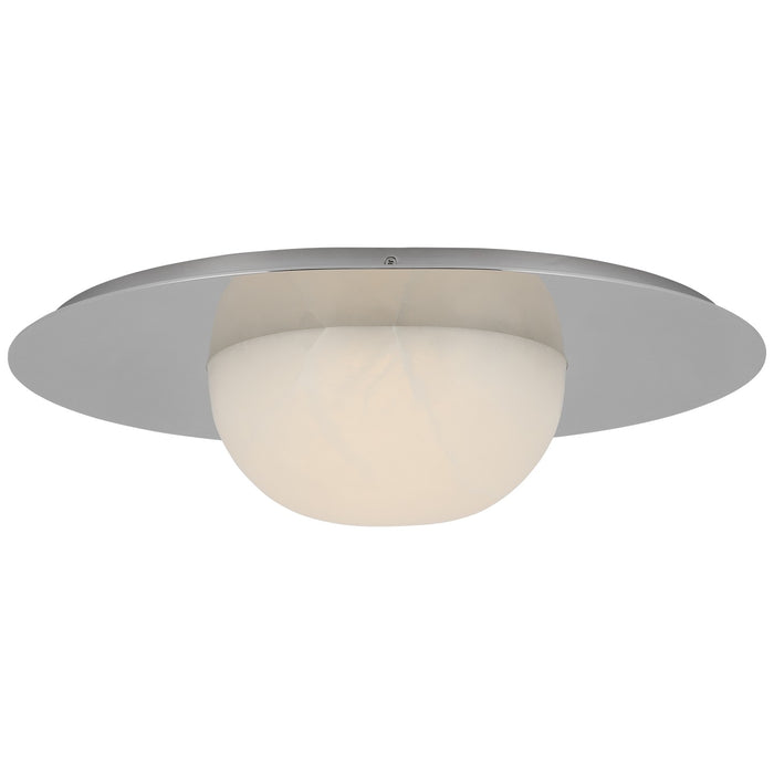 Visual Comfort Signature KW 4008PN-ALB LED Flush Mount, Polished Nickel