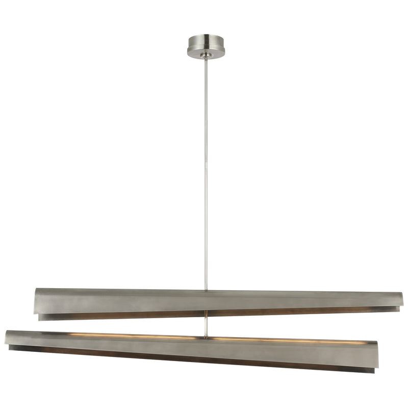 Visual Comfort Signature KW 5635PWT LED Chandelier, Pewter