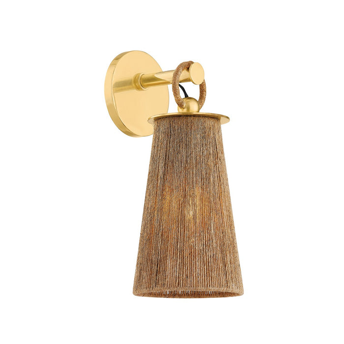 Mitzi H1038101-AGB One Light Wall Sconce, Aged Brass
