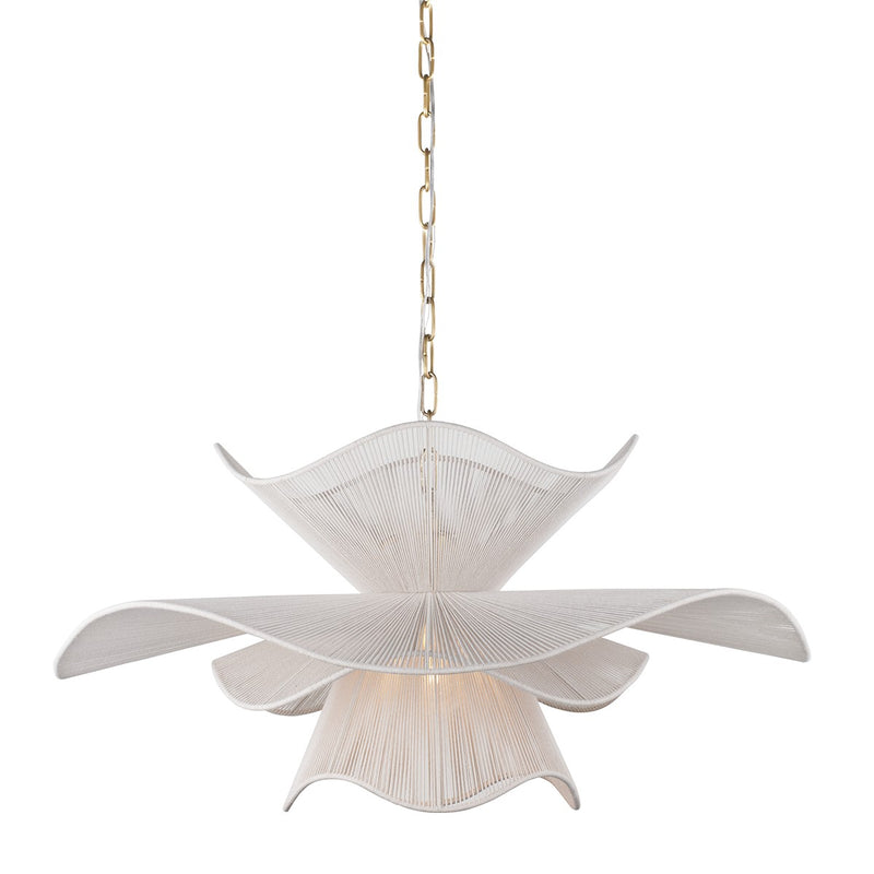 Mitzi H1084701-AGB One Light Chandelier, Aged Brass