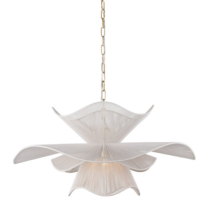 Mitzi H1084701-AGB One Light Chandelier, Aged Brass