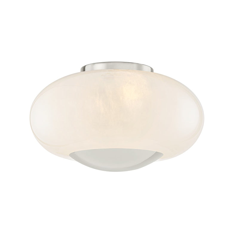 Mitzi H899501-PN Two Light Flush Mount, Polished Nickel