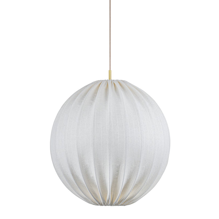 Mitzi H978701L-AGB One Light Pendant, Aged Brass