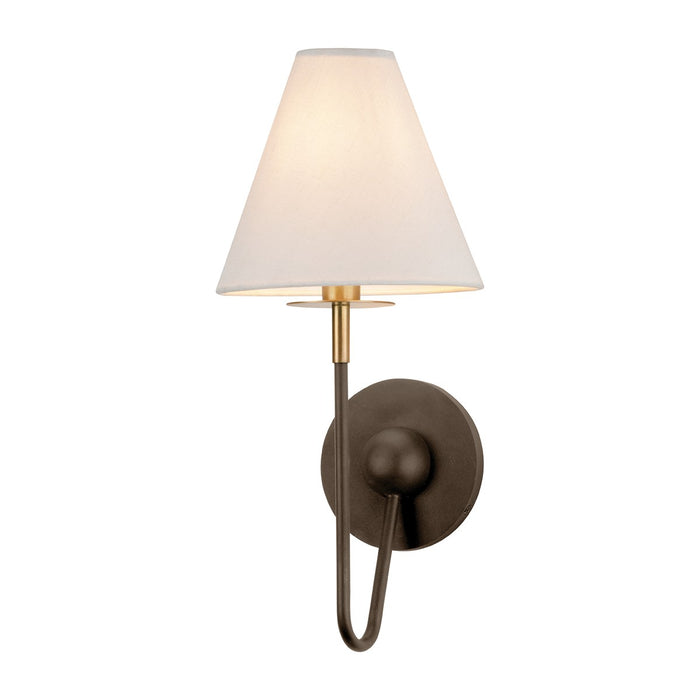 Mitzi H984101-AGB/BRZ One Light Wall Sconce, Aged Brass/Bronze