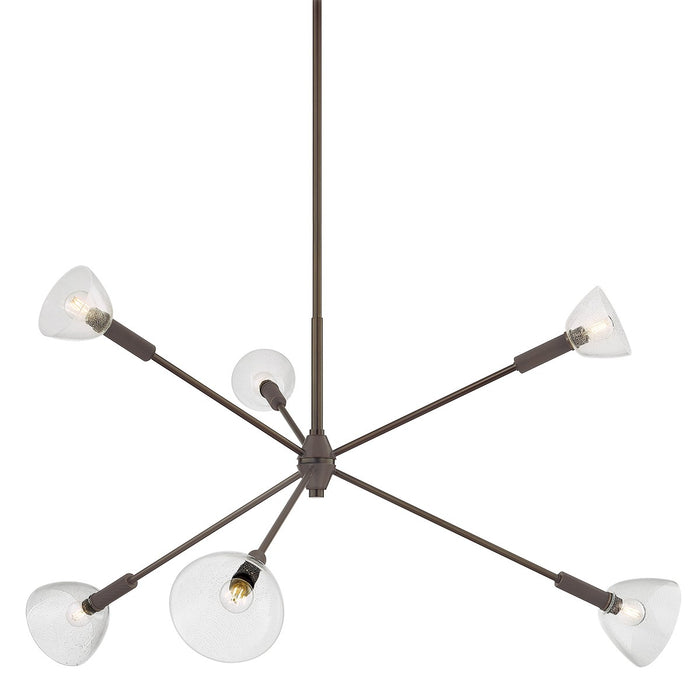 Mitzi H991806-TRB Six Light Chandelier, True Bronze