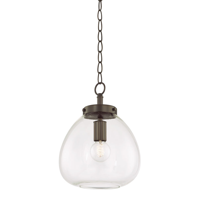 Mitzi H997701S-TRB One Light Pendant, True Bronze