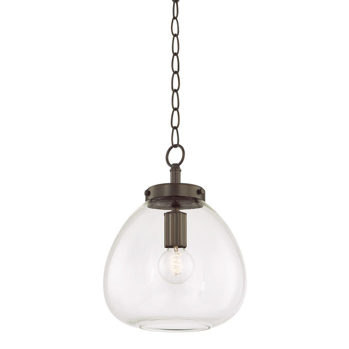 Mitzi H997701S-TRB One Light Pendant, True Bronze
