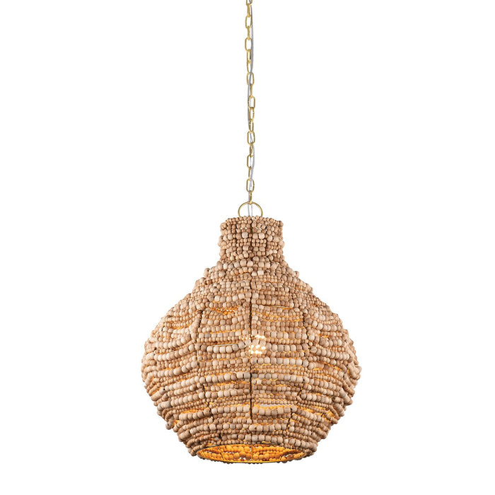 Mitzi H998701-AGB One Light Pendant, Aged Brass
