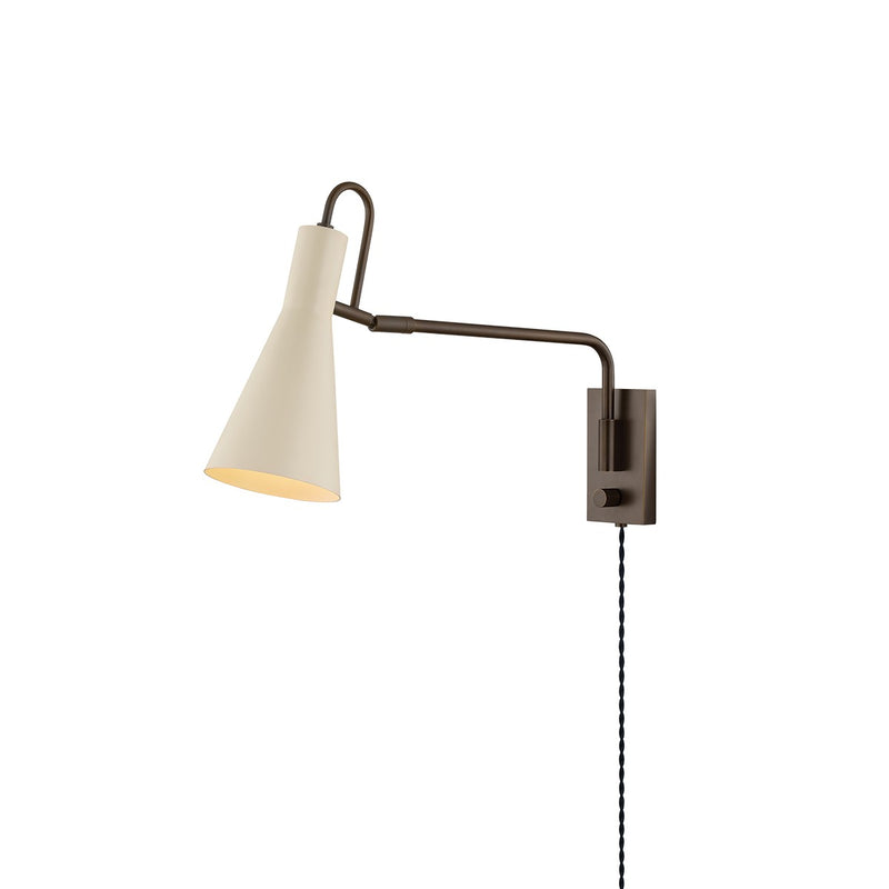 Mitzi HL1006101-TRB/SBQ LED Wall Sconce, True Bronze/Soft Bisque