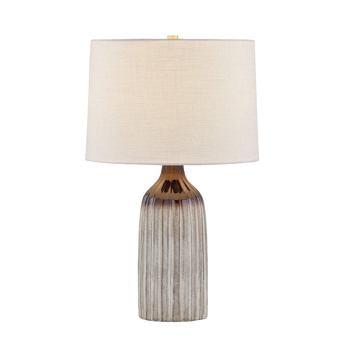 Mitzi HL1031201-AGB/CAF One Light Table Lamp, Aged Brass/Ceramic Affogato