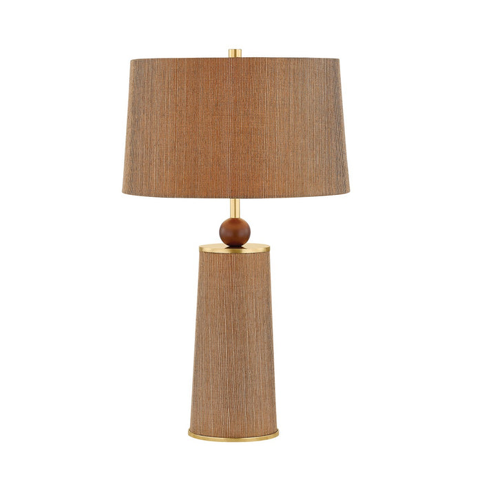 Mitzi HL1037201-AGB One Light Table Lamp, Aged Brass
