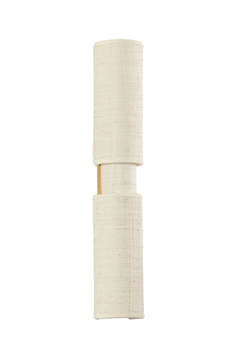 Troy Lighting B2725-VGL Two Light Wall Sconce, Vintage Gold Leaf