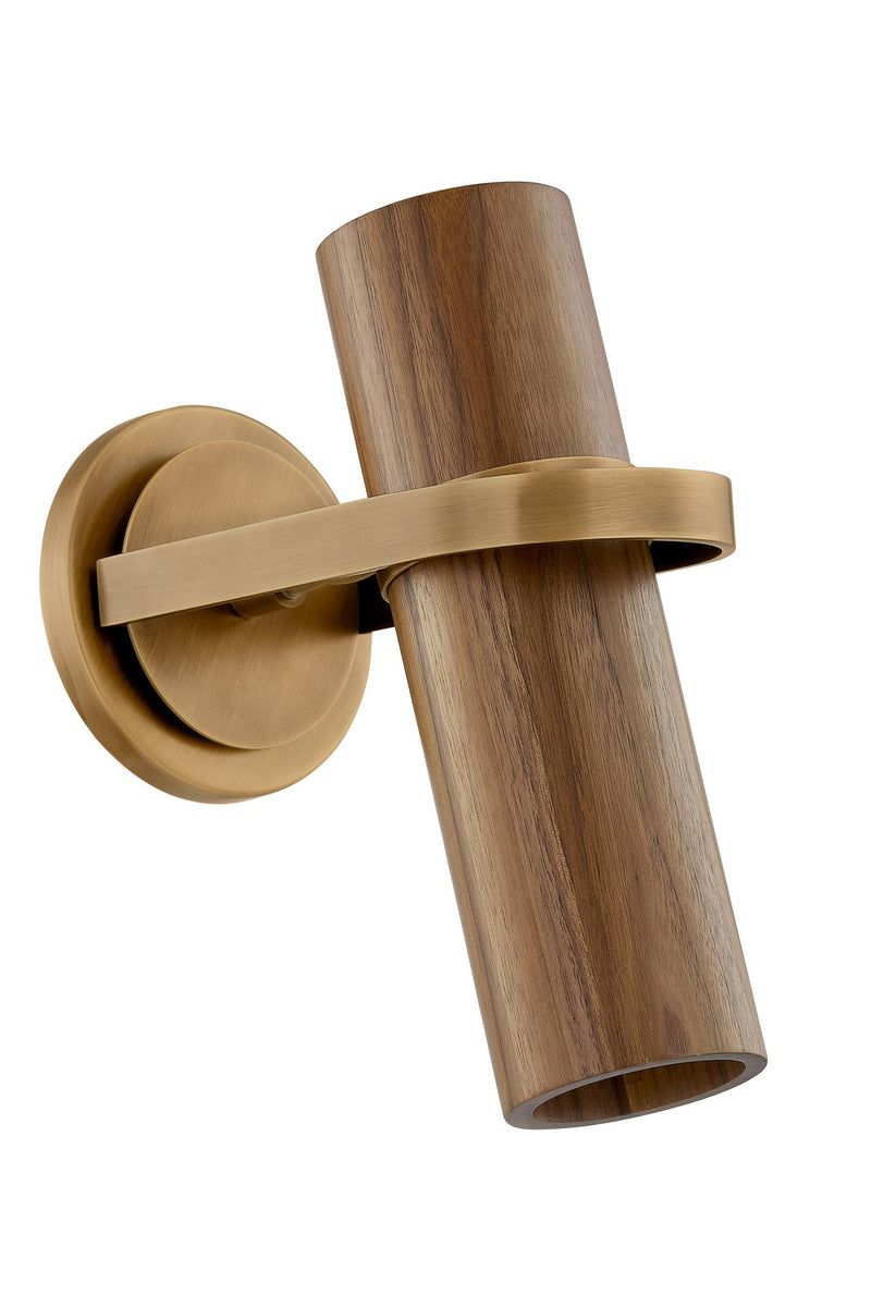Troy Lighting B3011-PBR One Light Wall Sconce, Patina Brass