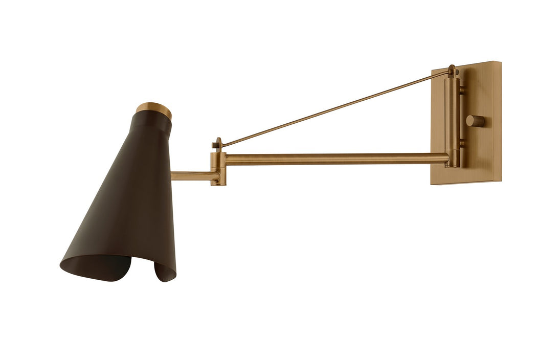 Troy Lighting B4314-PBR/BRZ One Light Wall Sconce, Patina Brass/Bronze