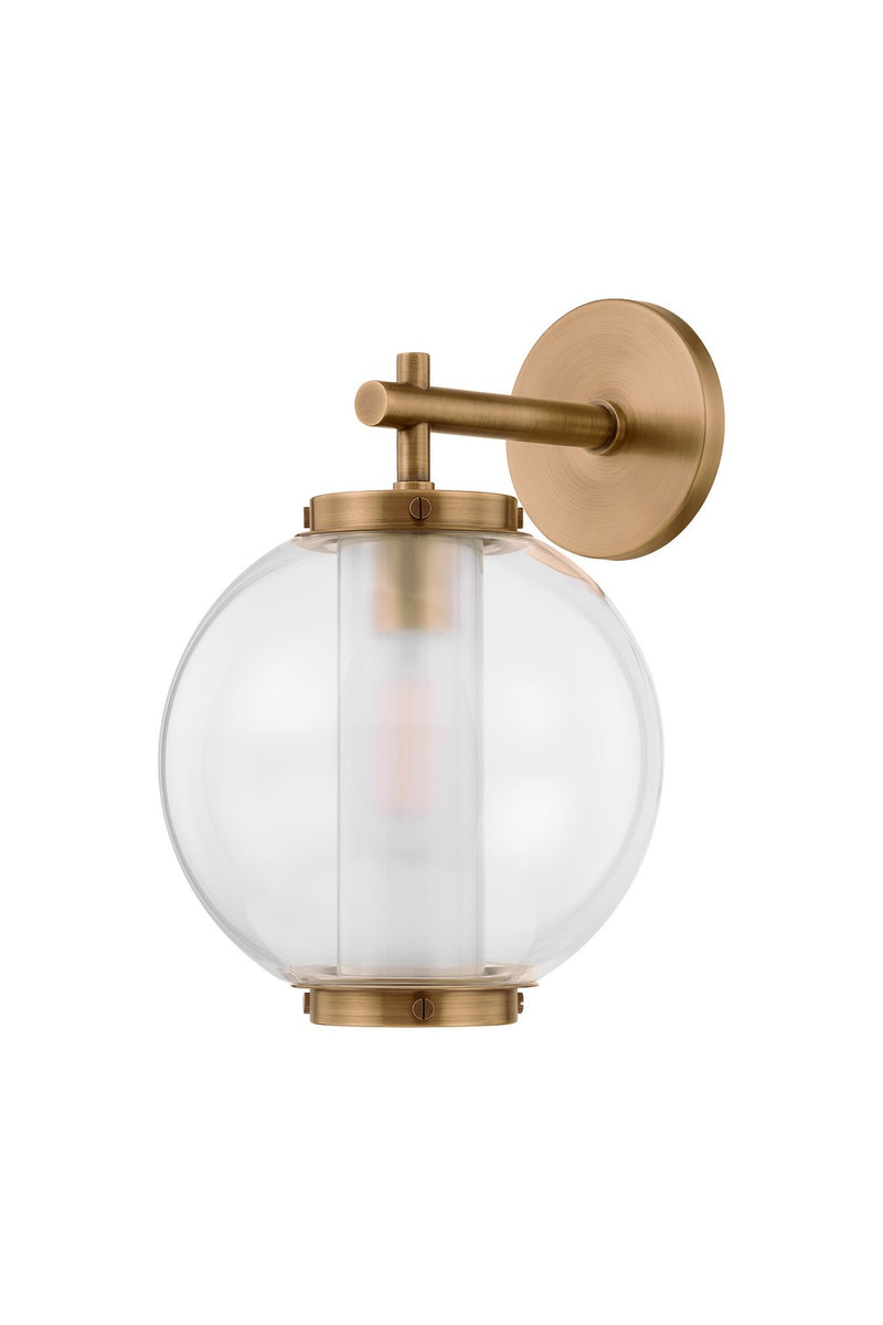 Troy Lighting B6214-PBR One Light Wall Sconce, Patina Brass