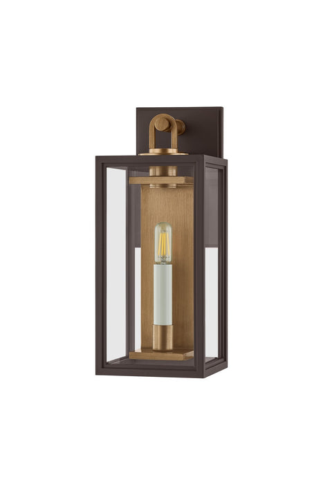 Troy Lighting B6515-PBR/TBZ One Light Wall Sconce, Patina Brass/Textured Bronze