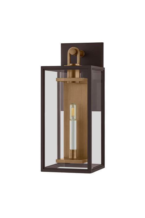Troy Lighting B6520-PBR/TBZ One Light Wall Sconce, Patina Brass/Textured Bronze
